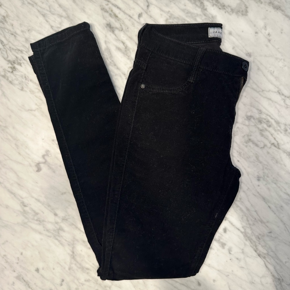 James Jeans Brand new black skiny corderoy pants size 26 us